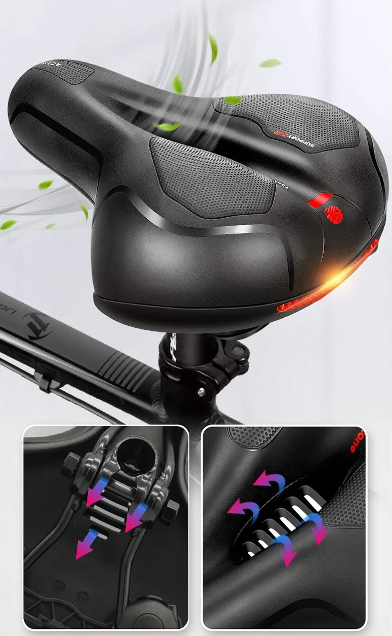 Waterproof Ergonomic Bike Saddle | Memory Foam Comfort