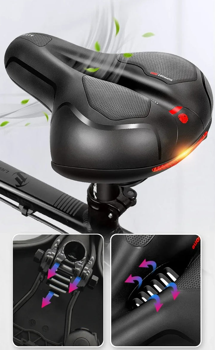 Waterproof Ergonomic Bike Saddle | Memory Foam Comfort