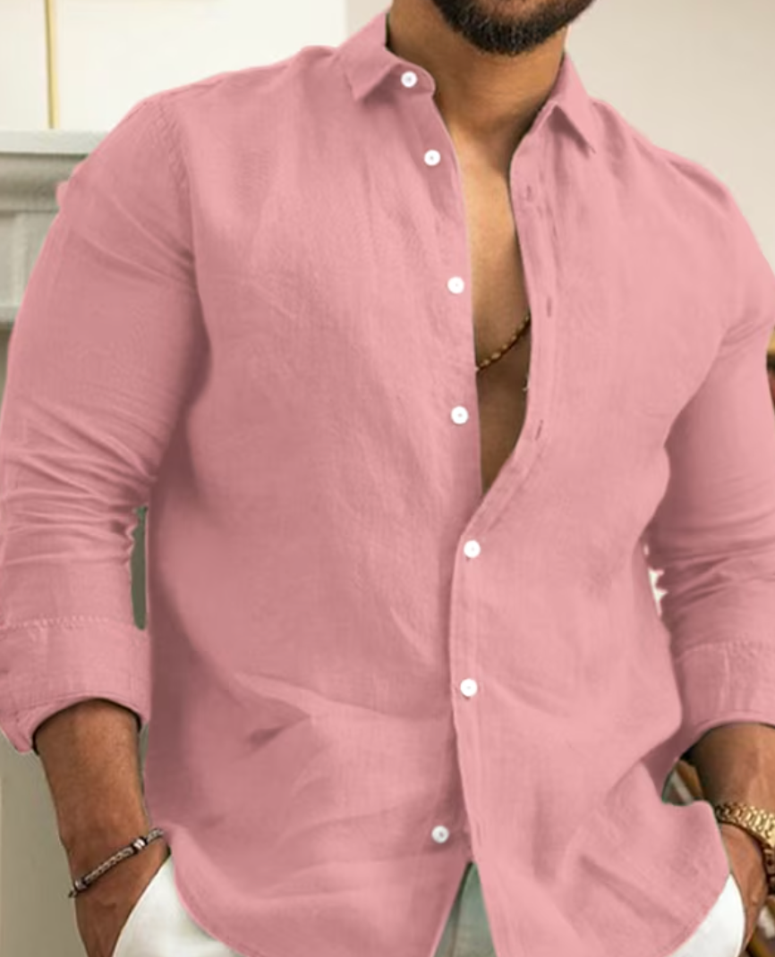 Samuel | Slim-Fit Summer Button-Down Shirt