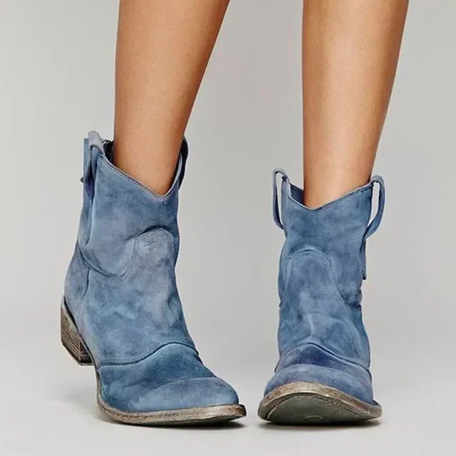 Brisa | Women’s Embroidered Cowboy Ankle Boots
