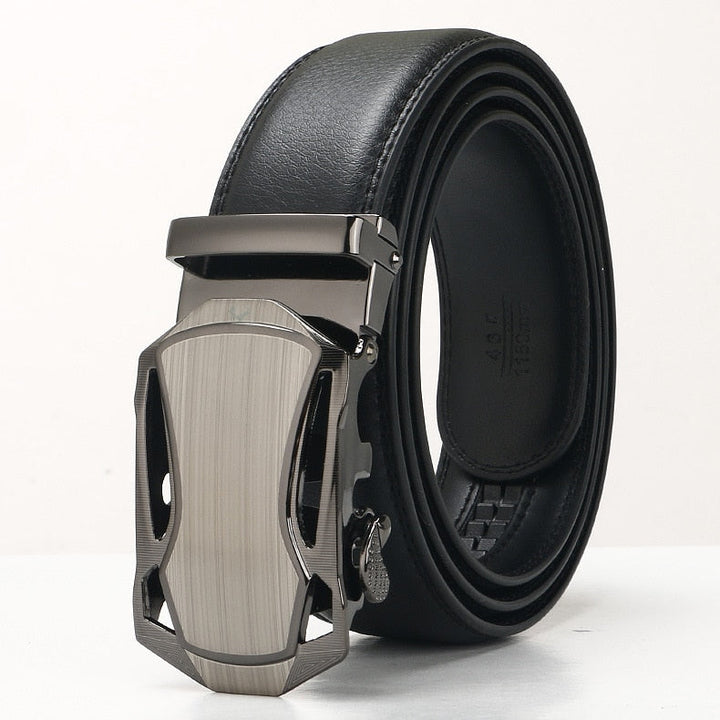 Henrikas | Classic Men's Leather Belt with Matte Buckle