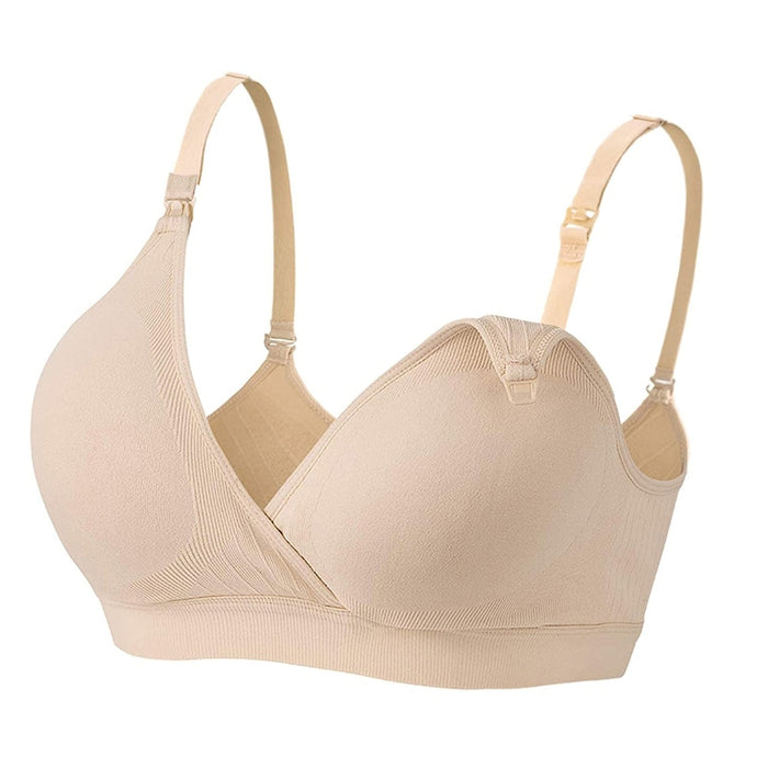 Ava | Set of 4 Breathable Seamless Clip-Down Bras for Breastfeeding