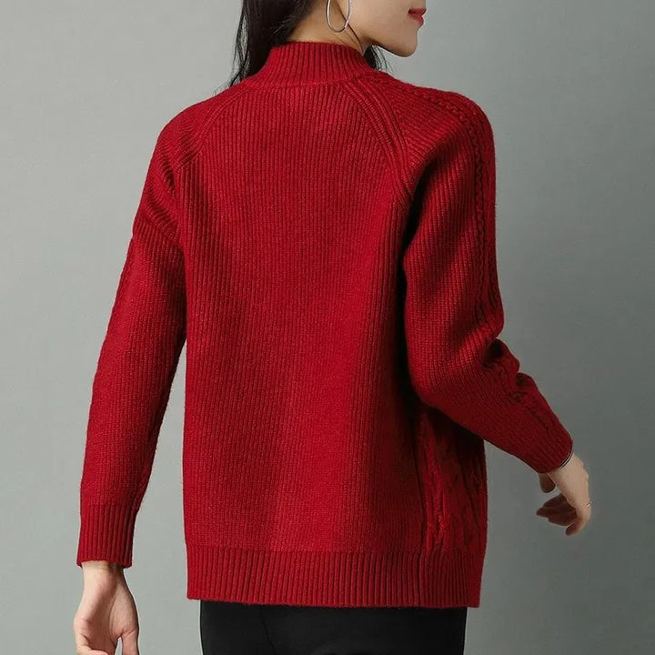 Women’s Knitted Zip-Front Cardigan