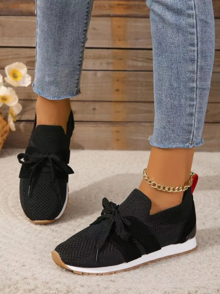 Orthopedic Women’s Shoes with Elegant Bow