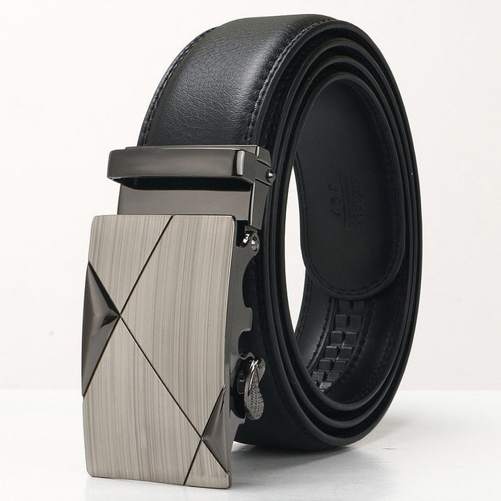 Henrikas | Classic Men's Leather Belt with Matte Buckle