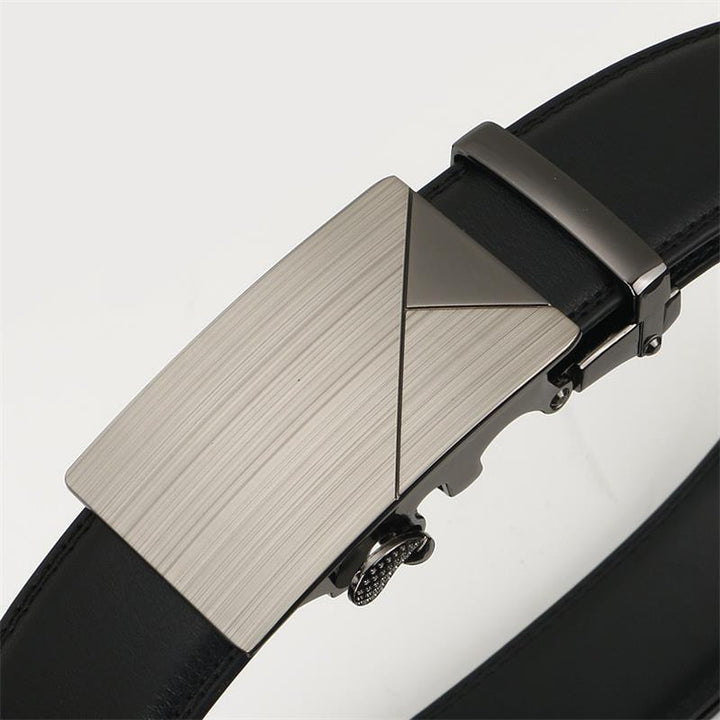 Henrikas | Classic Men's Leather Belt with Matte Buckle