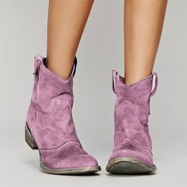 Brisa | Women’s Embroidered Cowboy Ankle Boots