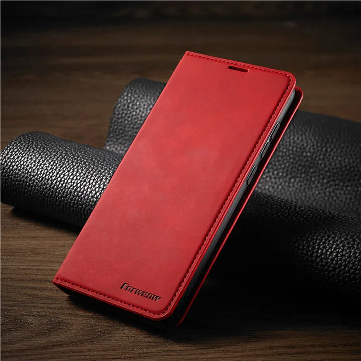 Magnetic Leather Device Case | Stylish & Secure Protection
