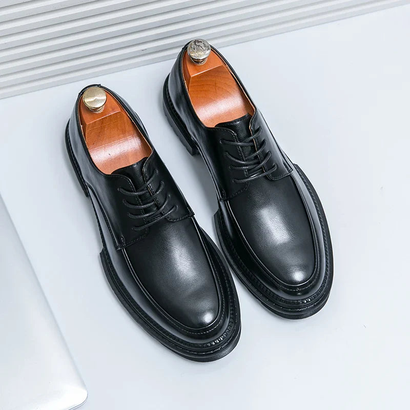 Men’s Classic Lace-Up Oxford Dress Shoes