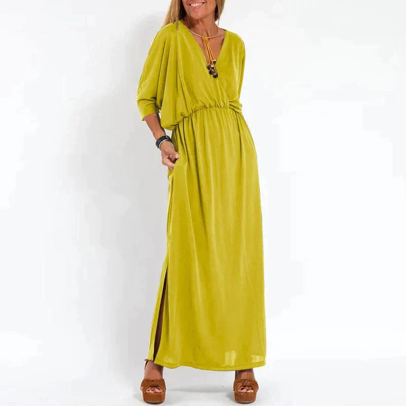 Sienna | Elegant High-Waist Dress Design with Side Slit