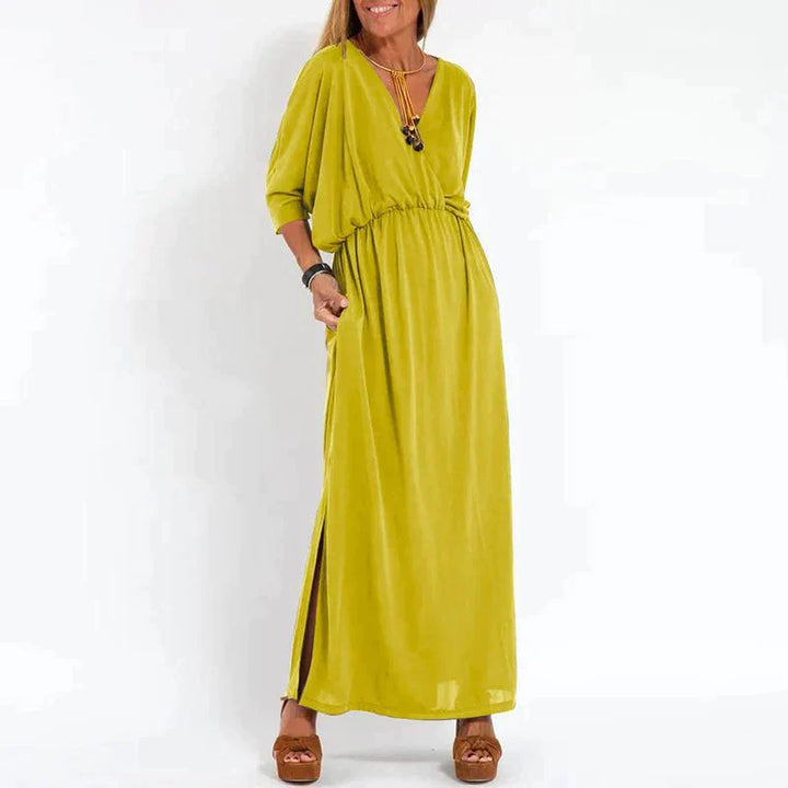Sienna | Elegant High-Waist Dress Design with Side Slit