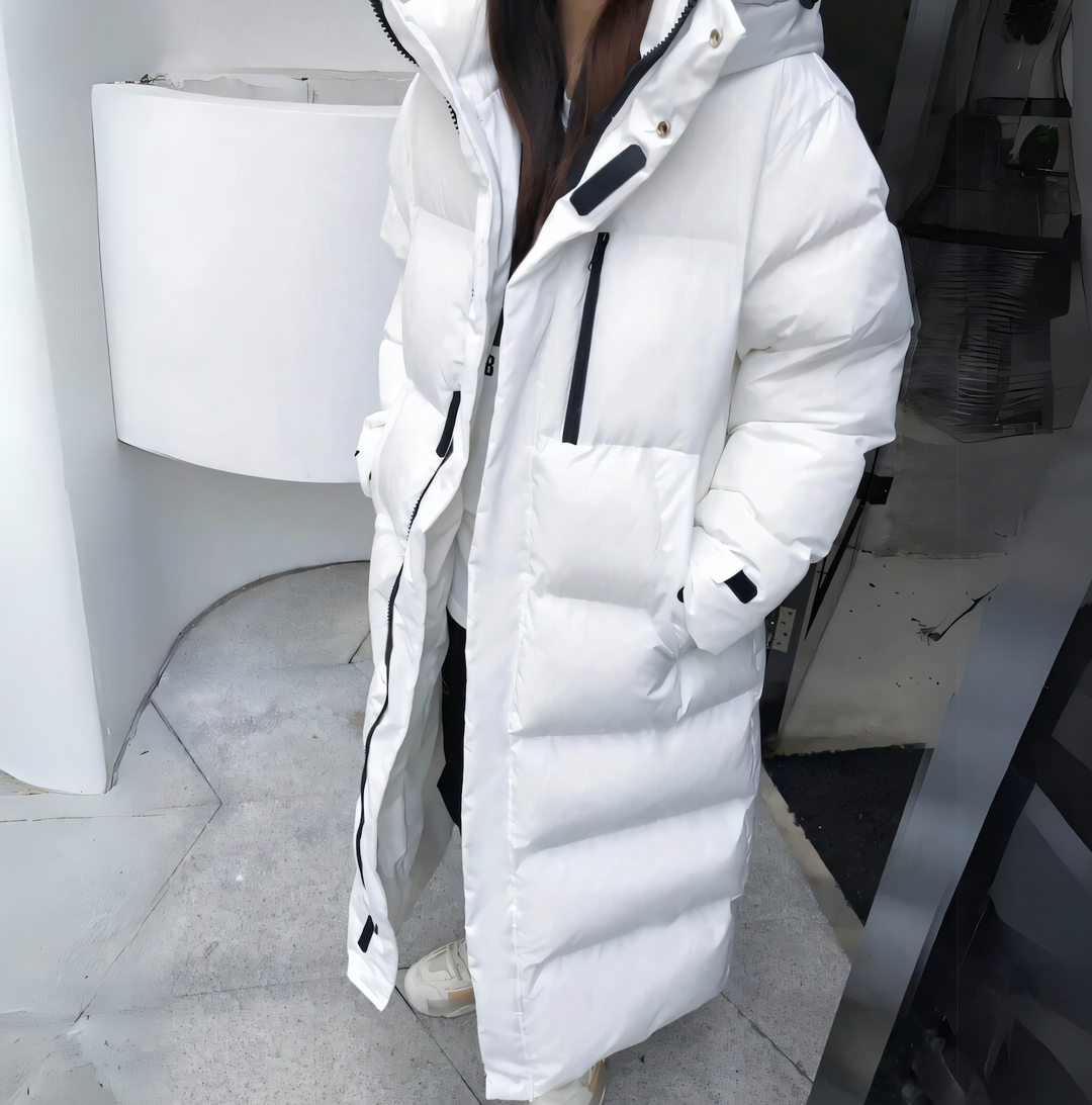 Women’s Warm Hooded Down Jacket | Insulated Winter Coat