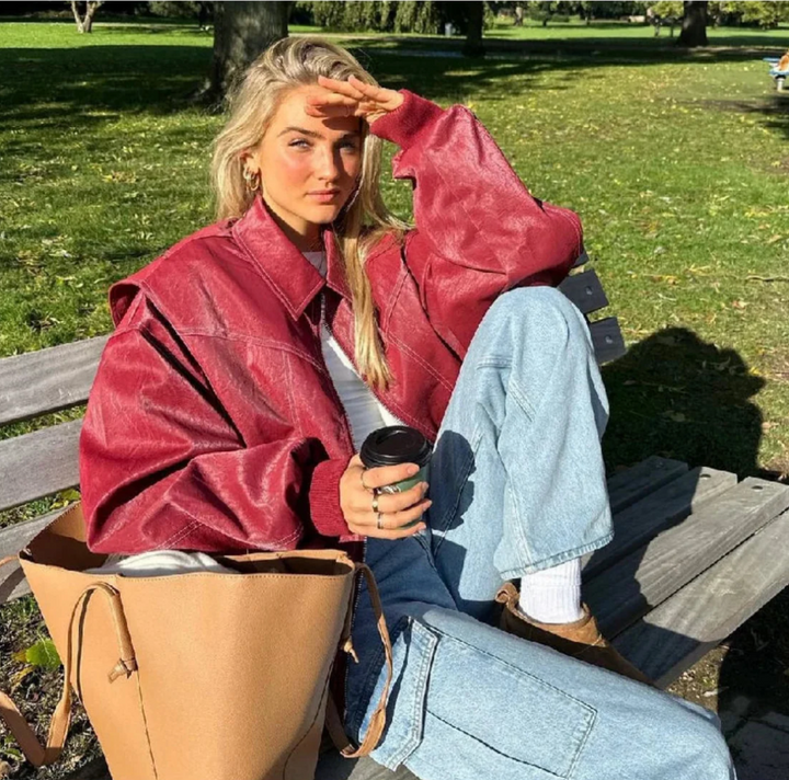 Women’s Oversized Bomber Jacket