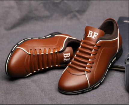 Stylish Men’s Low Sneakers in PU Leather