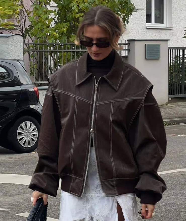 Women’s Oversized Bomber Jacket