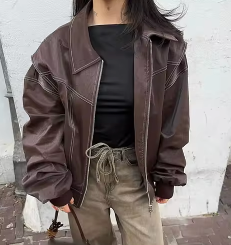 Women’s Oversized Bomber Jacket