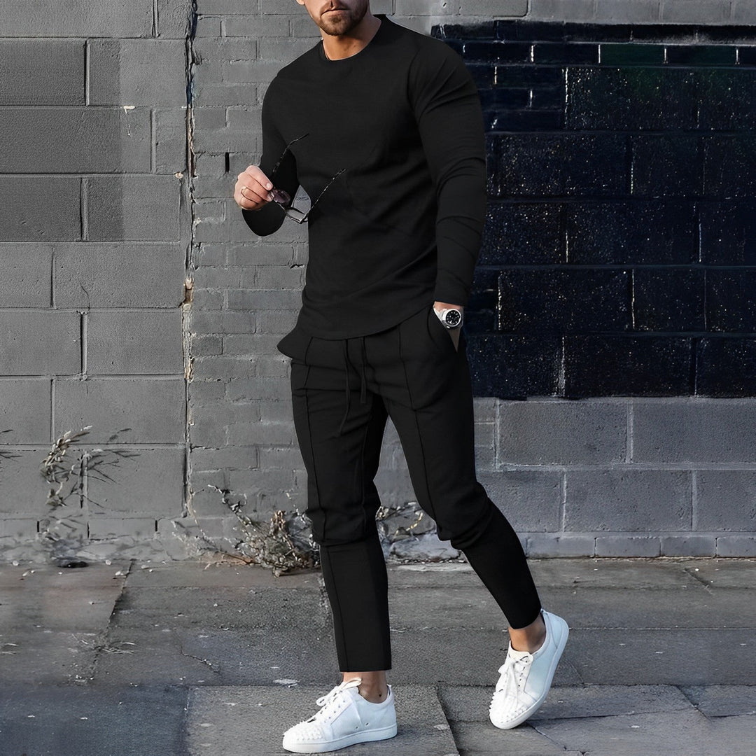 Men’s Stylish Set | Flexible Two-Piece Casual Outfit