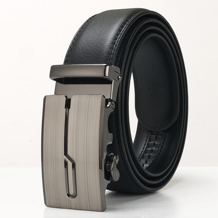 Henrikas | Classic Men's Leather Belt with Matte Buckle