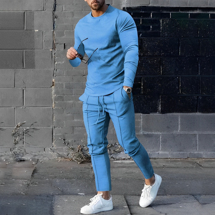Men’s Stylish Set | Flexible Two-Piece Casual Outfit