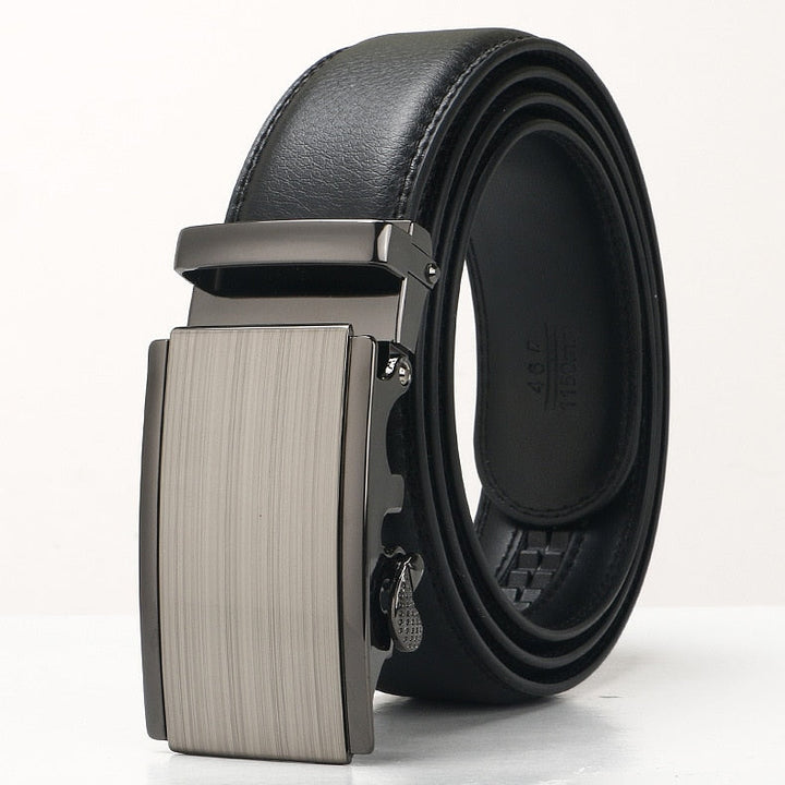 Henrikas | Classic Men's Leather Belt with Matte Buckle