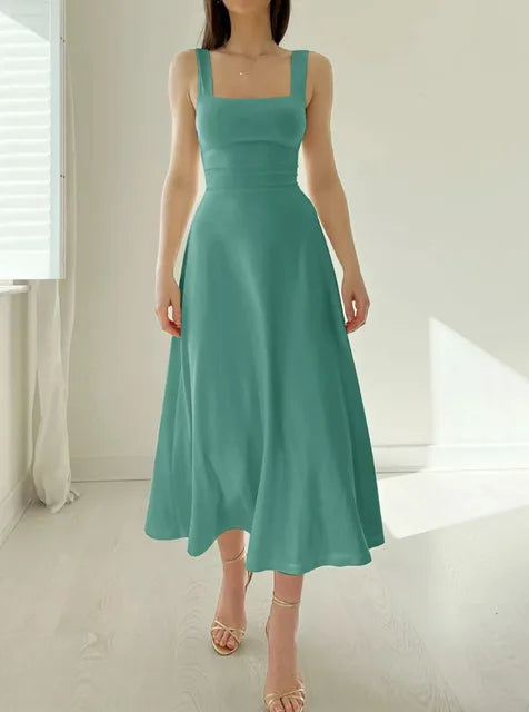 Thessa | Women’s A-Line Dress with Tailored Waist