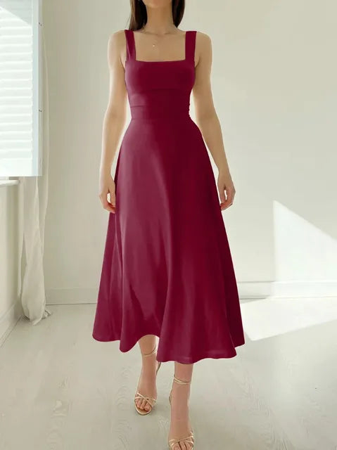 Thessa | Women’s A-Line Dress with Tailored Waist