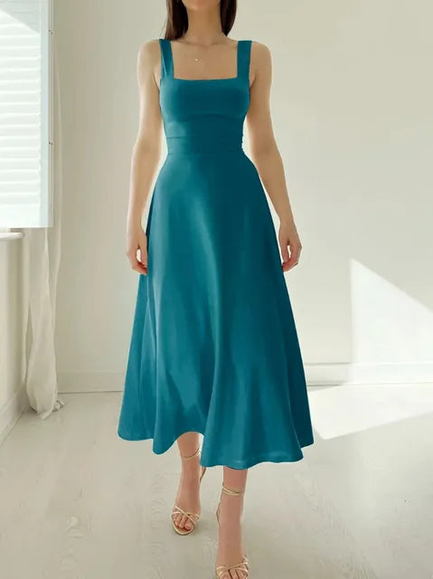 Thessa | Women’s A-Line Dress with Tailored Waist