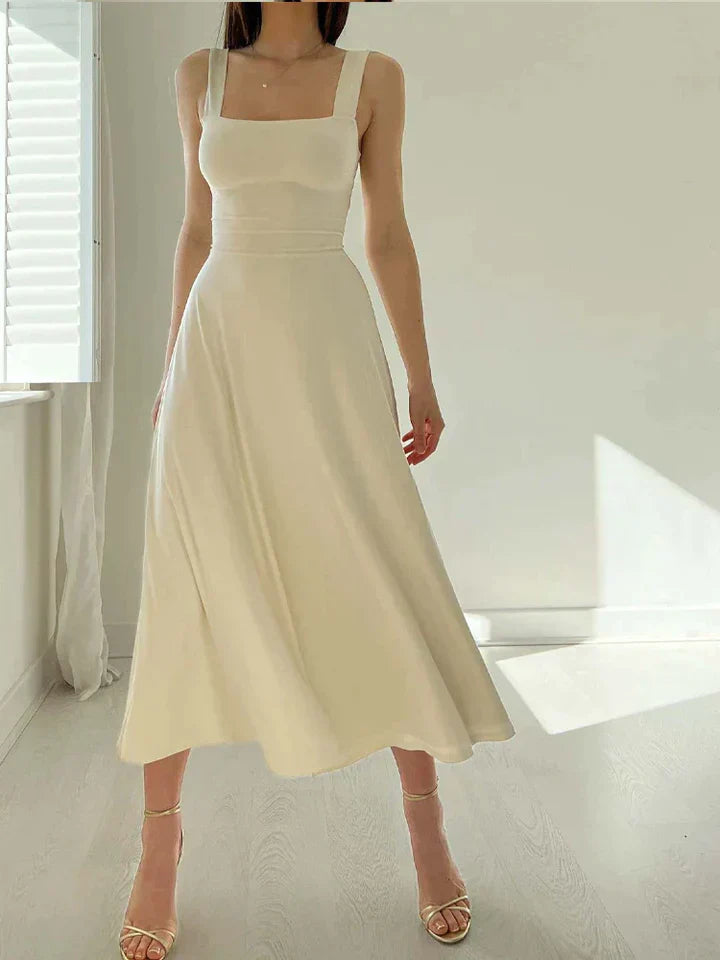 Thessa | Women’s A-Line Dress with Tailored Waist