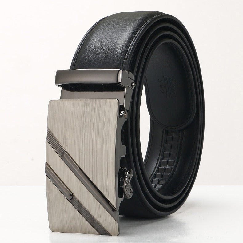 Henrikas | Classic Men's Leather Belt with Matte Buckle