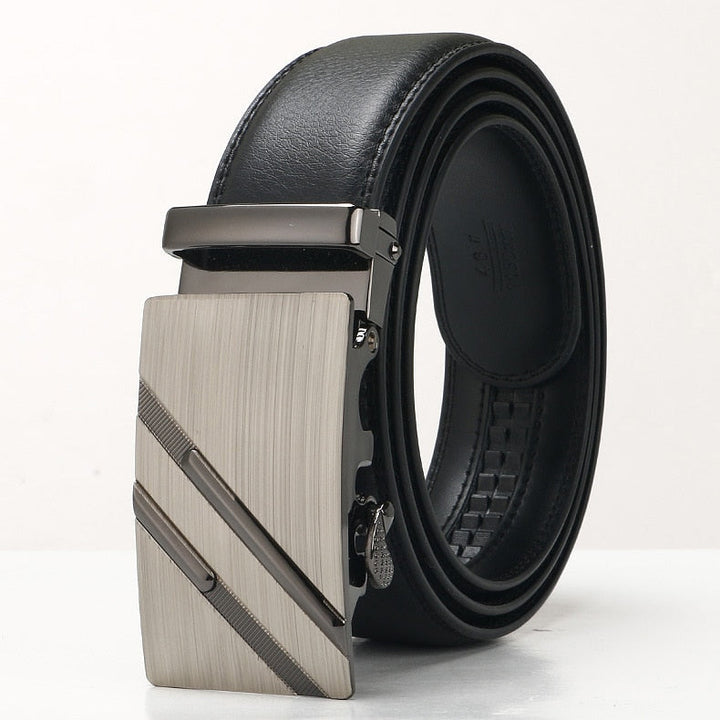 Henrikas | Classic Men's Leather Belt with Matte Buckle