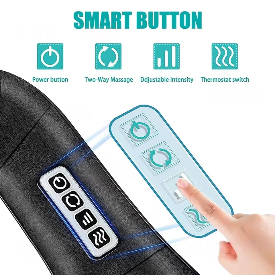 Gia | Shiatsu Massage Pillow with Infrared Heat