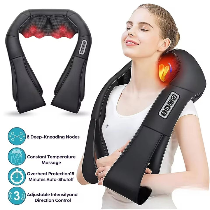 Gia | Shiatsu Massage Pillow with Infrared Heat