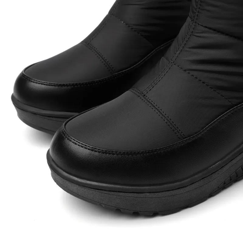 Women's Knee-High Winter Boots with Faux Fur Lining