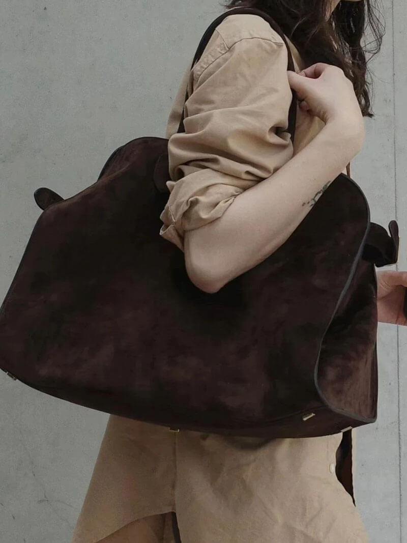 Elegant Large Vegan Leather Handbag for Women