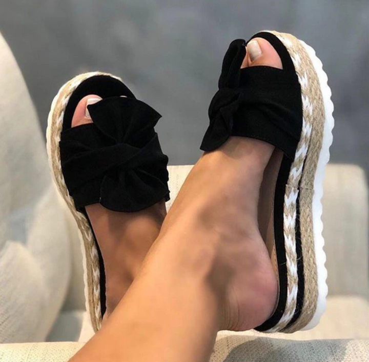 Loreth | Ergonomic Sandals with Bow