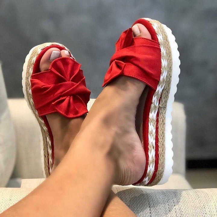 Loreth | Ergonomic Sandals with Bow