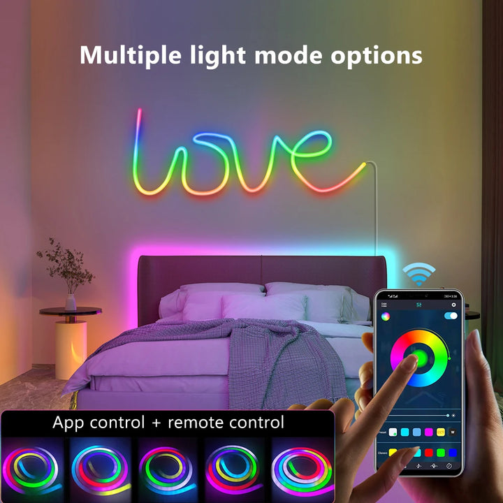App-Controlled RGB Lighting for Home & Mood Ambiance