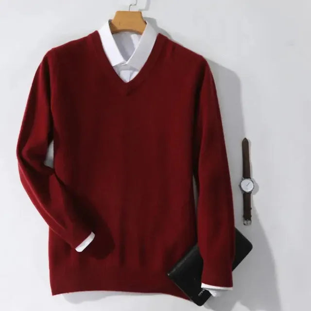 Men’s Cashmere-Like Sweater | Relaxed Fit