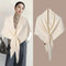 Triangle Wool-Blend Scarf | Fashionable Winter Knit Wrap