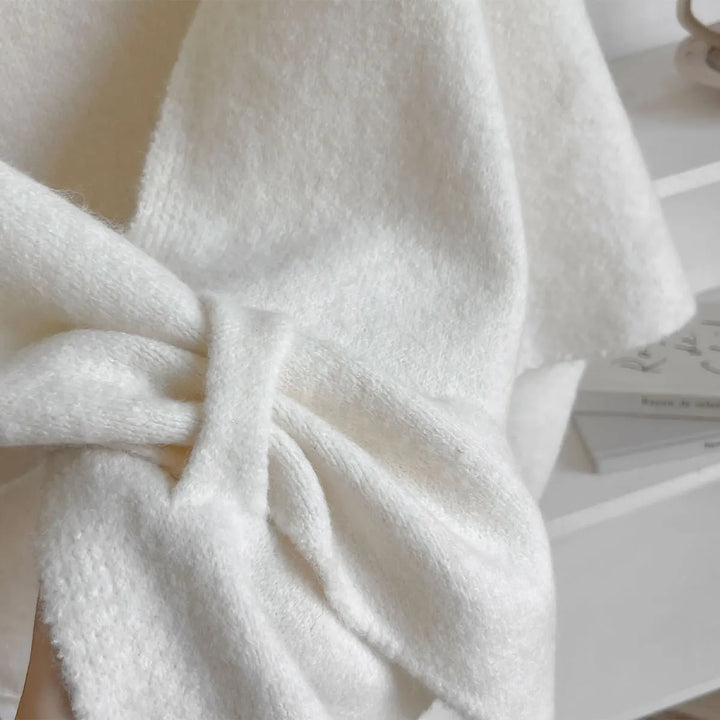 Triangle Wool-Blend Scarf | Fashionable Winter Knit Wrap