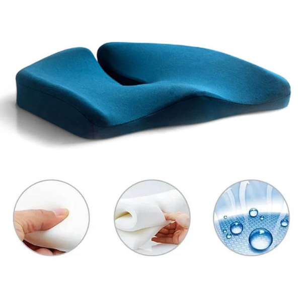 Pressure-Relief Seat Cushion | Ergonomic Memory Foam