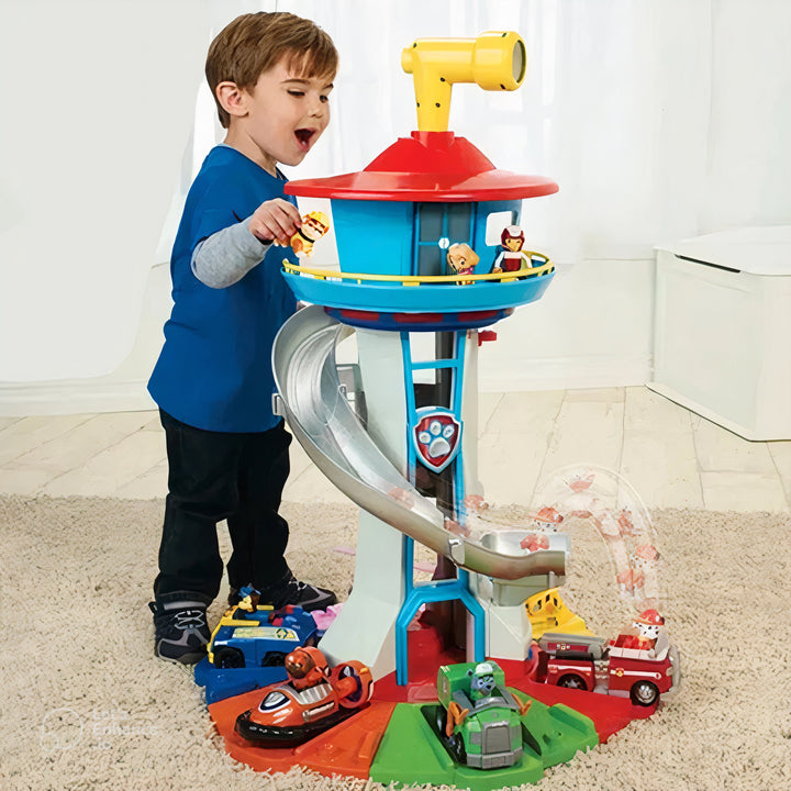 Children’s Car Ramp Set | 6 Mini Cars & Slide