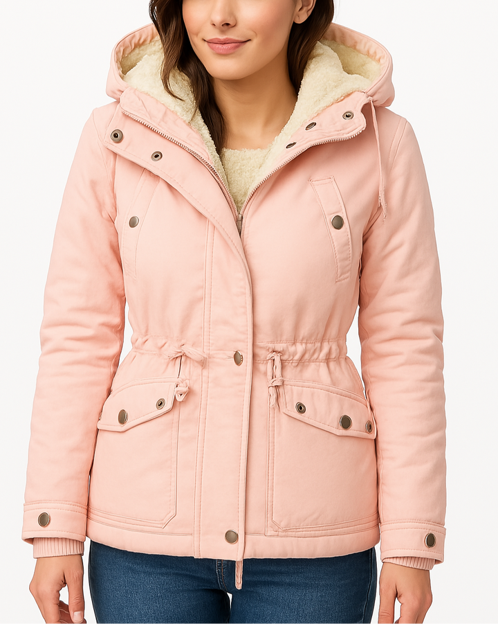 Women’s Padded Parka Jacket with Hood