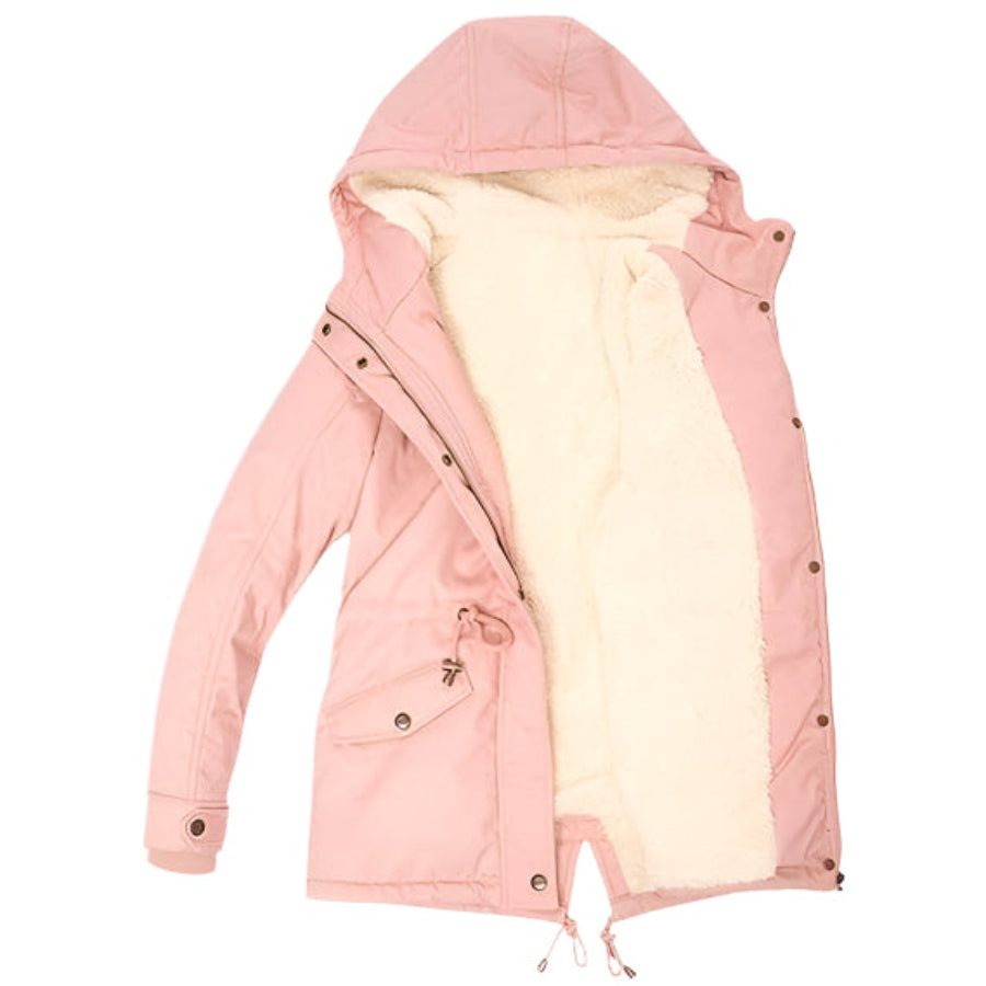 Women’s Padded Parka Jacket with Hood