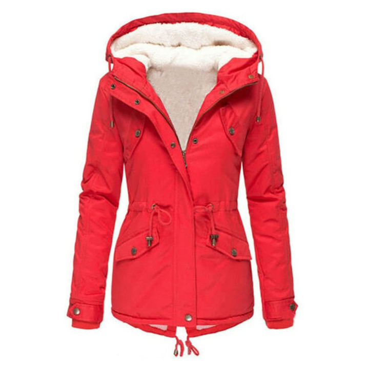 Women’s Padded Parka Jacket with Hood