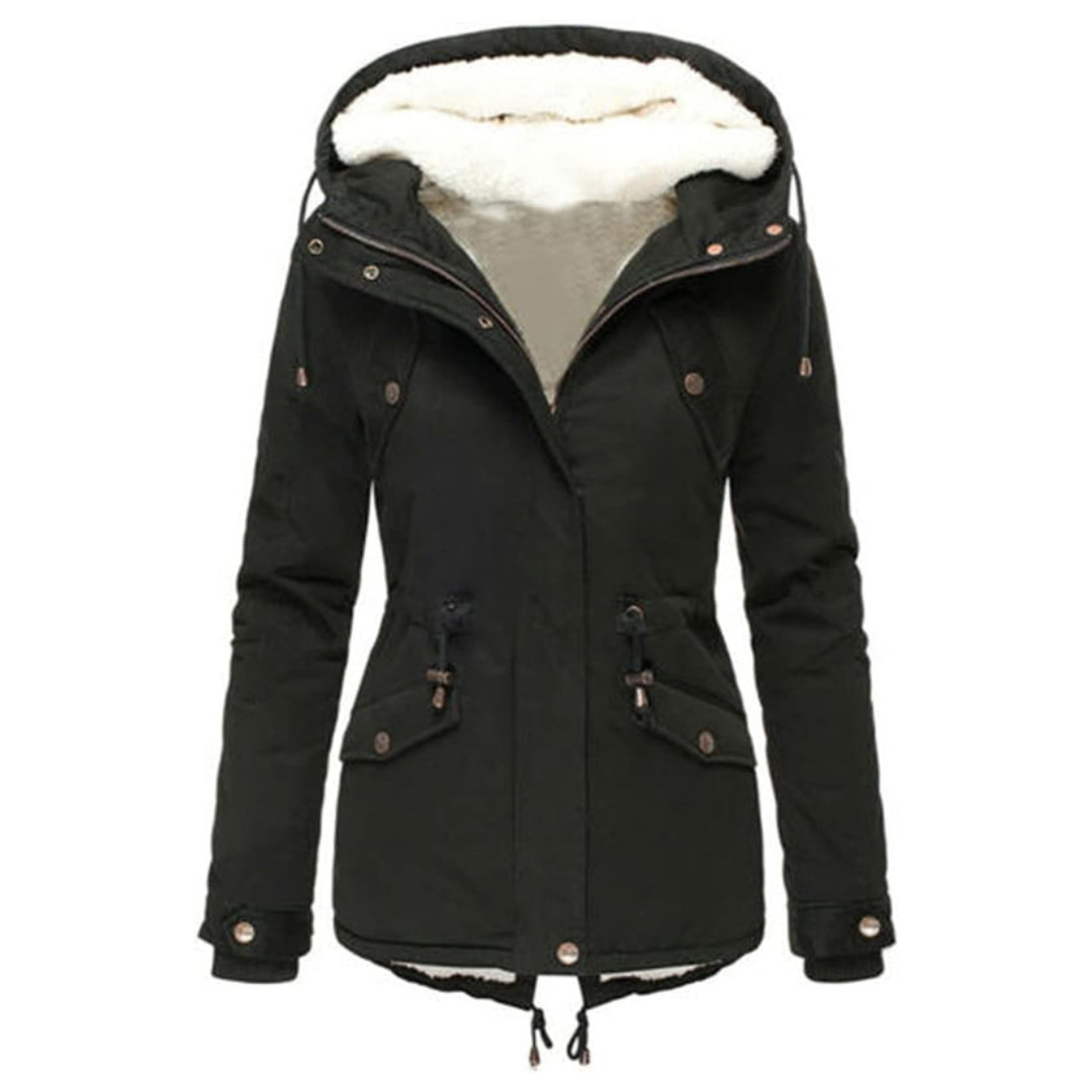Women’s Padded Parka Jacket with Hood