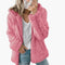 Women’s Hooded Teddy Jacket | Soft Fleece Hooded Coat