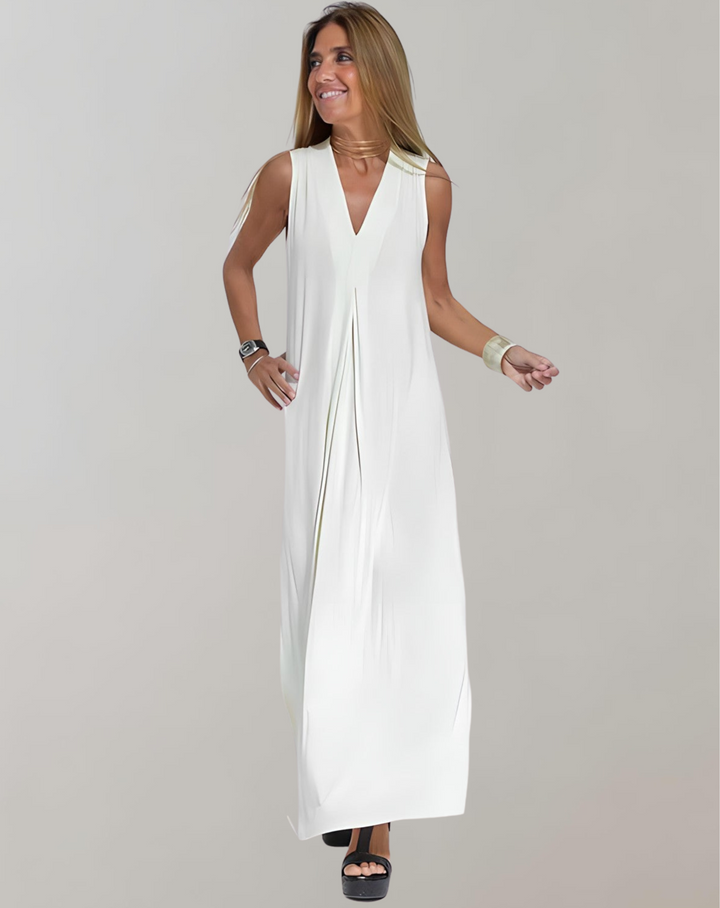 Kiora | Women's V-Neck Slimming Dress