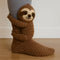 Warm Cozy Indoor Socks with 3D Detail | Plush Animal-Design