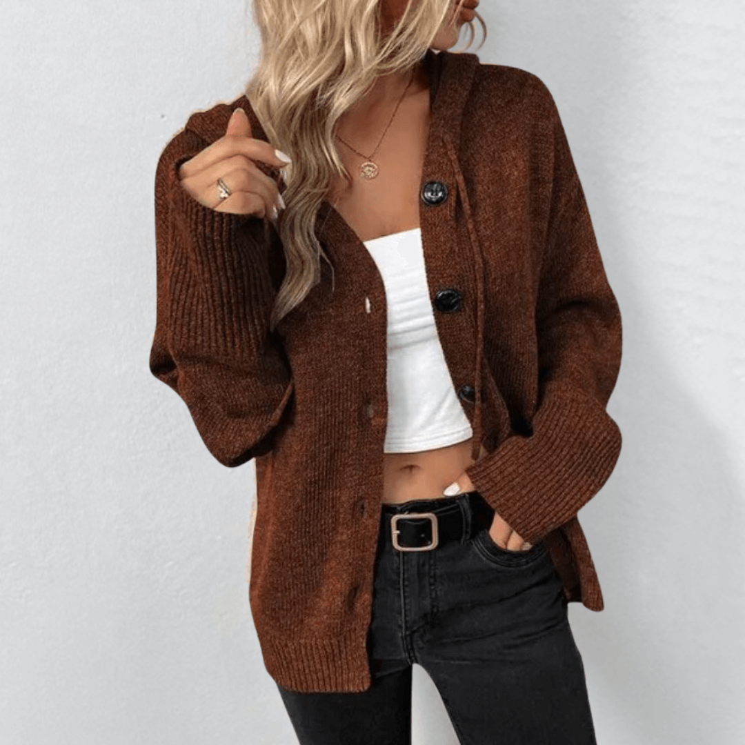 Warm Knitted Women’s Cardigan | Soft Fall/Winter Vest